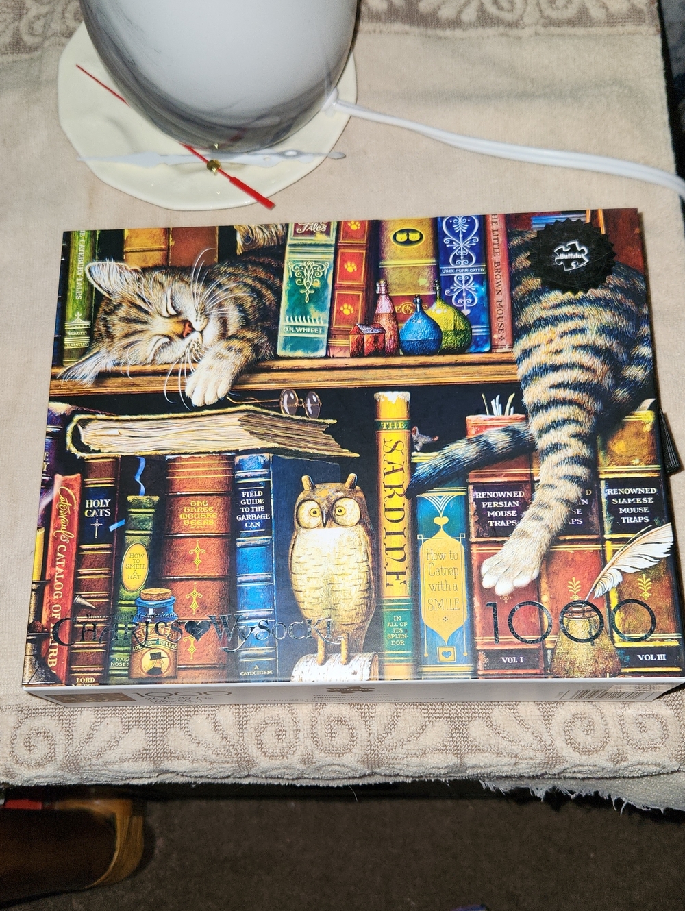 Charles Wysocki Cat Puzzle